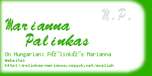 marianna palinkas business card